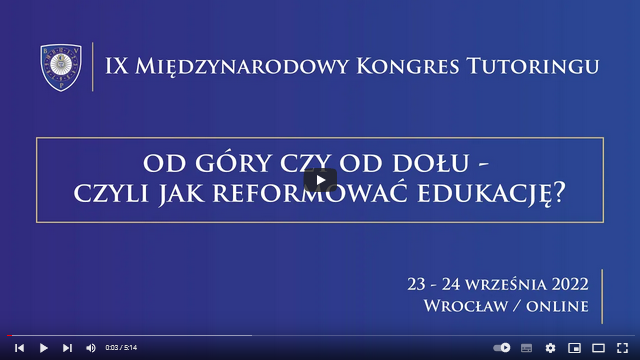 Screenshot 2023 01 16 at 09 53 57 Przeżyjmy to jeszcze raz Podsumowanie IX Międzynarodowego Kongresu Tutoringu 